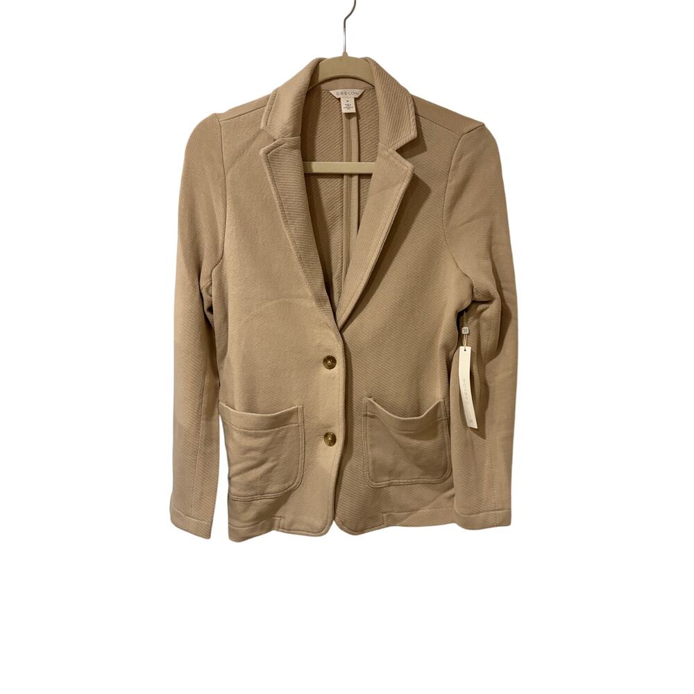 CASLON Classic Tan Blazer XS NWT Beige Khaki Neutral Capsule Wardrobe